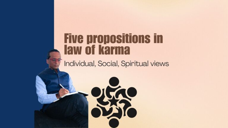 Individual, social & spiritual perspective of law of karma
